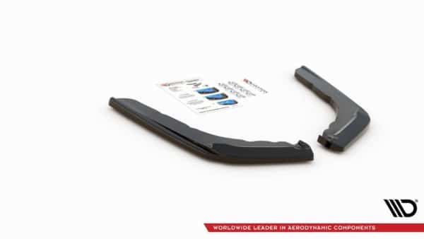 MAXTON DESIGN - Bočné difúzory zadného náraznika V.1 vhodné pre BMW M4 F82 , Čierny lesk , – Obrázok 4