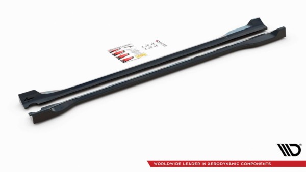 MAXTON DESIGN - Lišty pod prahy Ford Escape Mk3 , Čierny lesk – Obrázok 5