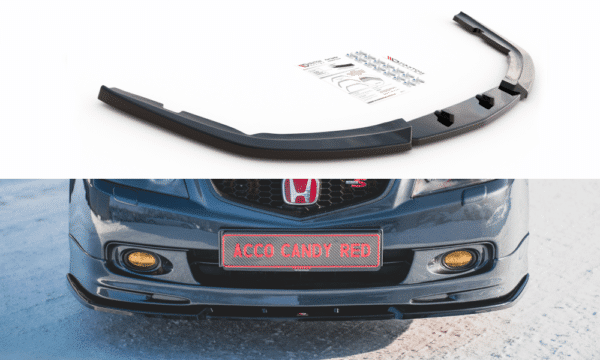 MAXTON DESIGN - Spoiler pod Predný náraznik V.2 Honda Accord Mk7 Type-S , Čierny lesk
,