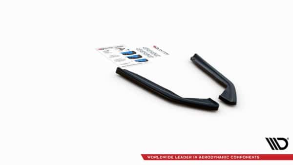 MAXTON DESIGN - Bočné difúzory zadného náraznika V.2 Honda Accord Mk7 Type-S , Čierny lesk , – Obrázok 5