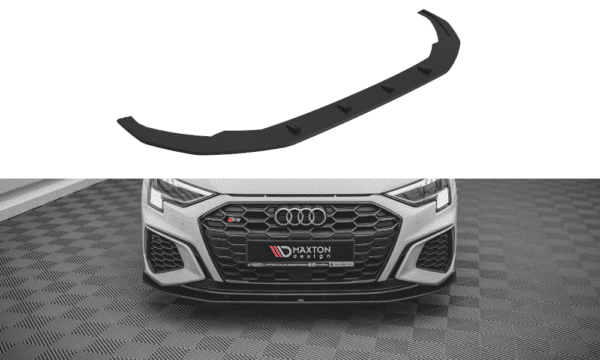 MAXTON DESIGN -  Spoiler pod Predný náraznik   Audi S3 / A3 S-Line 8Y , Black