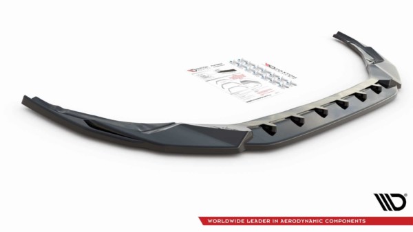 MAXTON DESIGN - Spoiler pod Predný náraznik   V.3 Audi S3 / A3 S-Line 8Y , Čierny lesk – Obrázok 5