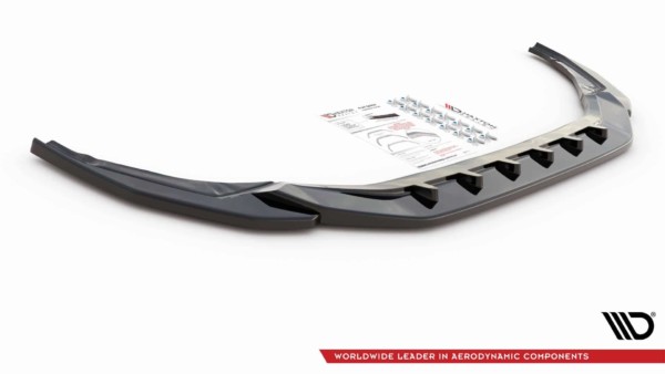 MAXTON DESIGN - Spoiler pod Predný náraznik   V.4 Audi S3 / A3 S-Line 8Y , Čierny lesk – Obrázok 5