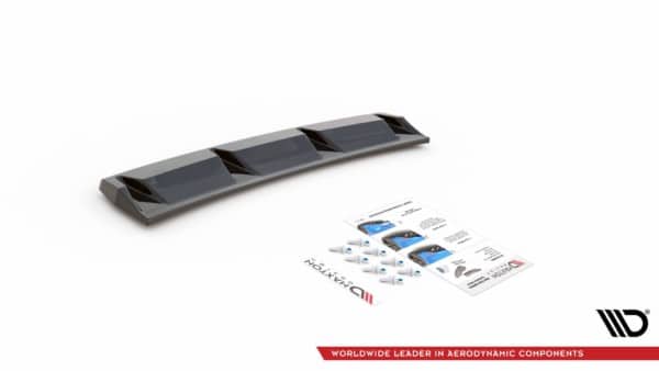 MAXTON DESIGN - Stredový spoiler pod zadný náraznik for Audi S3 8Y , Čierny lesk – Obrázok 6