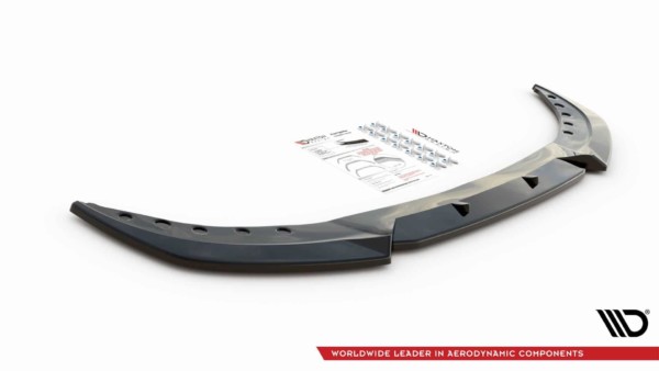 MAXTON DESIGN - Spoiler pod Predný náraznik V.1 vhodné pre BMW 3 G20 / G21 , Čierny lesk – Obrázok 4