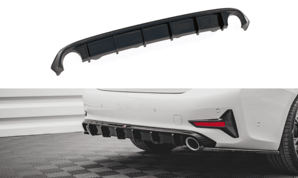 MAXTON DESIGN - Difúzor zadného náraznika  BMW 3 G20 / G21 , 
Čierny lesk 
 
,