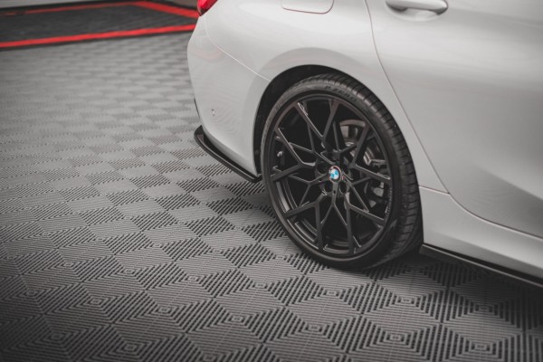 MAXTON DESIGN - Bočné difúzory zadného náraznika vhodné pre BMW 3 G20 / G21 , Čierny lesk , – Obrázok 2