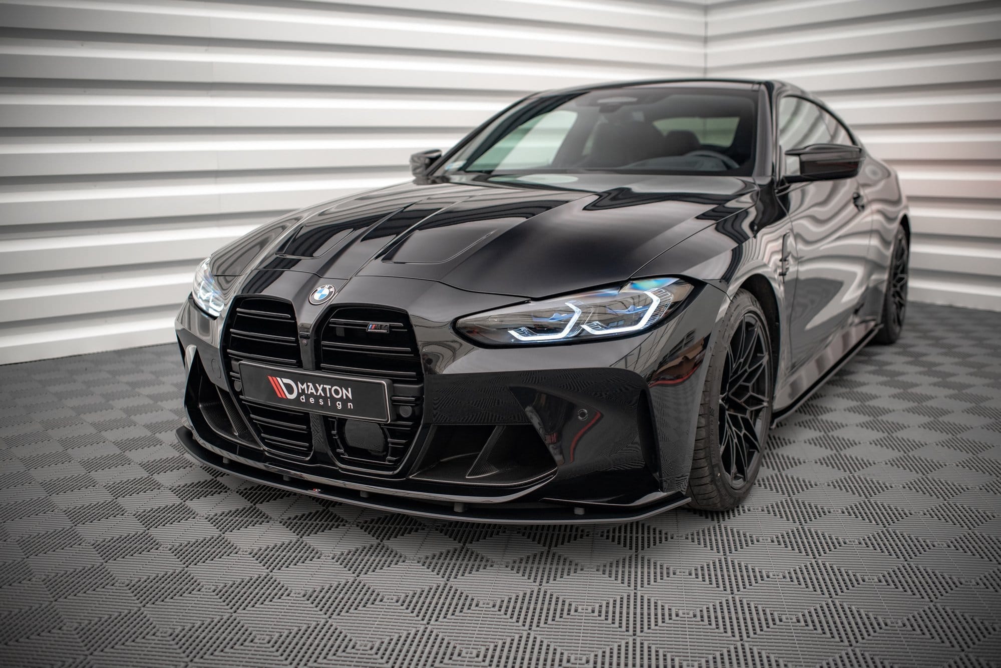 MAXTON DESIGN - Spoiler pod Predný náraznik vhodné pre BMW M4 G82 , Black – Obrázok 2