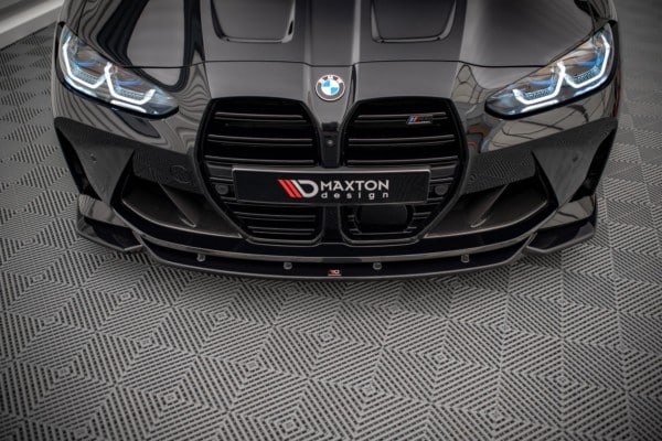 MAXTON DESIGN - Spoiler pod Predný náraznik   V.2 vhodné pre BMW M4 G82 , Čierny lesk 


, – Obrázok 2