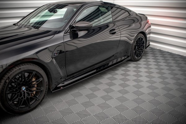MAXTON DESIGN - Lišty pod prahy V.1 BMW M4 G82 , Čierny lesk – Obrázok 2