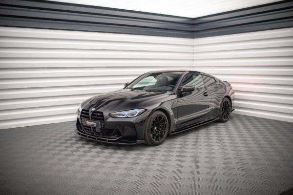 MAXTON DESIGN - Lišty pod prahy V.1 BMW M4 G82 , Čierny lesk – Obrázok 3