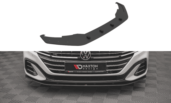 MAXTON DESIGN -  Spoiler pod Predný náraznik   Volkswagen Arteon R-Line Facelift , Black