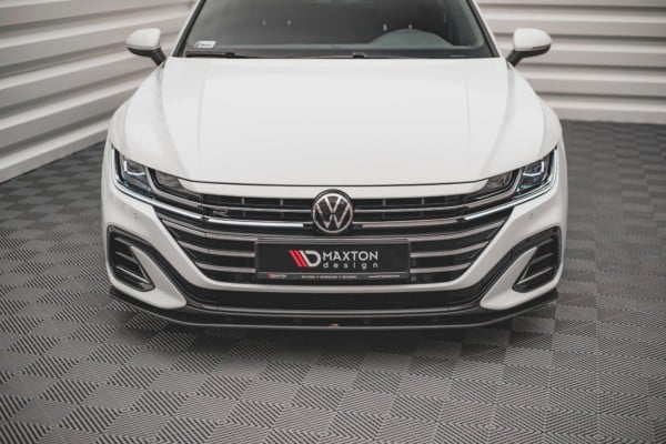MAXTON DESIGN -  Spoiler pod Predný náraznik   Volkswagen Arteon R-Line Facelift , Black – Obrázok 2