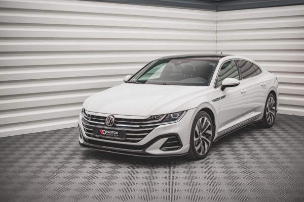 MAXTON DESIGN -  Spoiler pod Predný náraznik   Volkswagen Arteon R-Line Facelift , Black – Obrázok 3