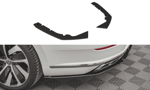 MAXTON DESIGN -  Bočné difúzory zadného náraznika Volkswagen Arteon R-Line Facelift , Black