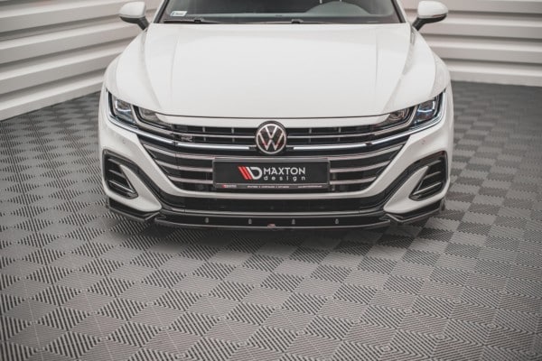 MAXTON DESIGN - Spoiler pod Predný náraznik   V.1 Volkswagen Arteon R-Line Facelift , Čierny lesk 


, – Obrázok 2