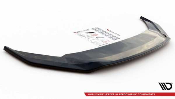 MAXTON DESIGN - Spoiler pod Predný náraznik V.3 Volkswagen Arteon R-Line Facelift , Čierny lesk – Obrázok 5