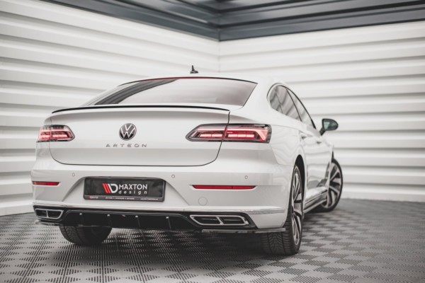 MAXTON DESIGN - Difúzor zadného náraznika  Volkswagen Arteon R-Line Facelift , 
Čierny lesk 
 
, – Obrázok 3