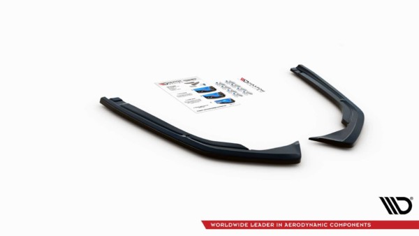 MAXTON DESIGN - Bočné difúzory zadného náraznika Volkswagen Arteon R-Line Facelift , Čierny lesk , – Obrázok 4