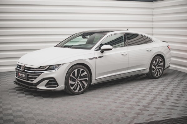 MAXTON DESIGN - Lišty pod prahy Volkswagen Arteon R-Line Facelift , Čierny lesk – Obrázok 2