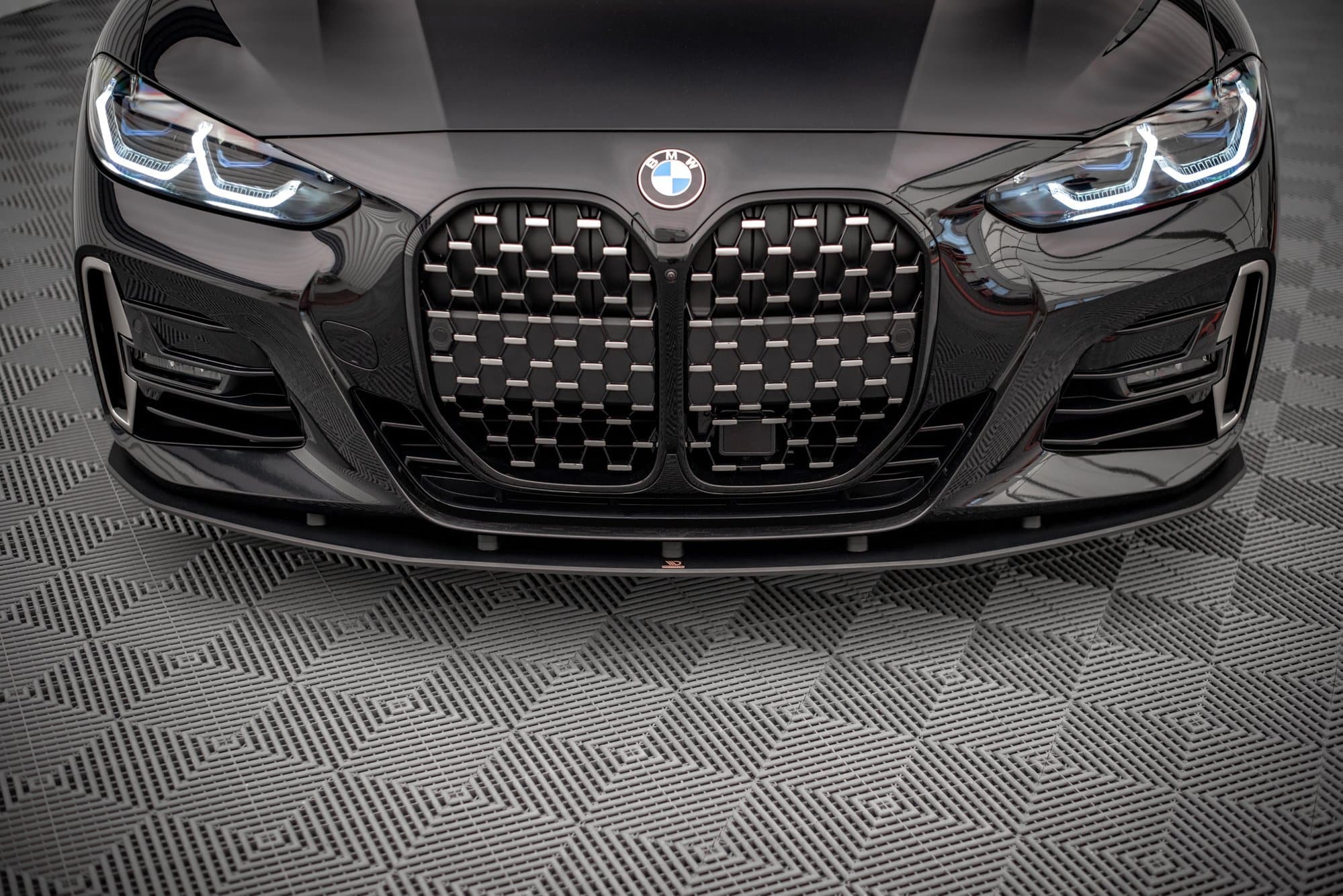 MAXTON DESIGN - Spoiler pod Predný náraznik vhodné pre BMW 4 M-Pack G22 , Black – Obrázok 2