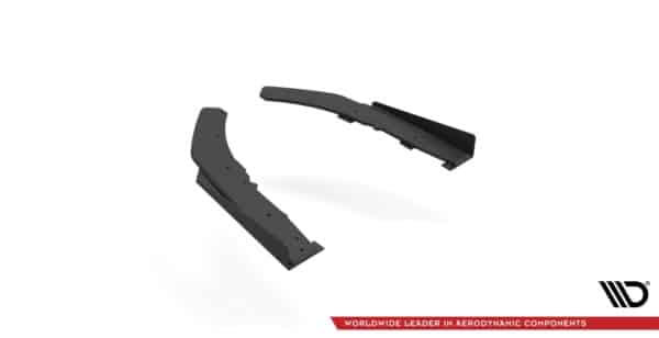 MAXTON DESIGN -  Bočné difúzory zadného náraznika + Splitre vhodné pre BMW 4 M-Pack G22 , Black + Gloss Flaps – Obrázok 5
