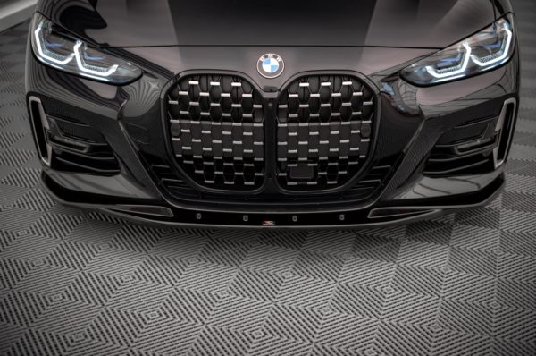 MAXTON DESIGN - Spoiler pod Predný náraznik V.1 vhodné pre BMW 4 M-Pack G22 , Čierny lesk – Obrázok 2