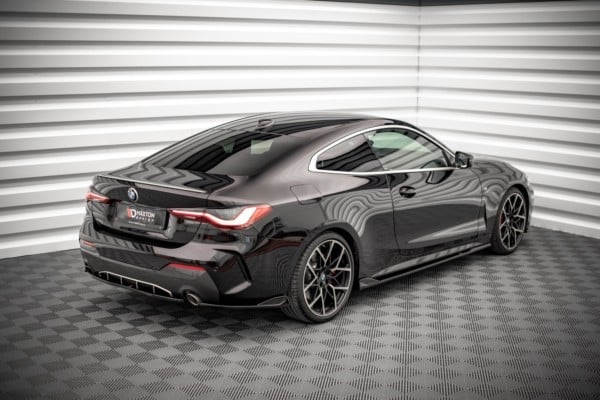 MAXTON DESIGN - Stredový spoiler pod zadný náraznik for vhodné pre BMW 4 M-Pack G22 , Čierny lesk – Obrázok 3