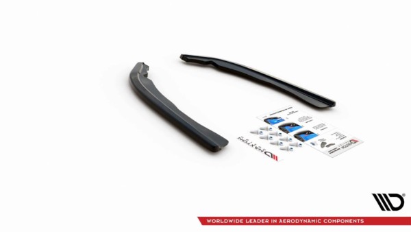 MAXTON DESIGN - Bočné difúzory zadného náraznika V.1 vhodné pre BMW 4 M-Pack G22 , Čierny lesk – Obrázok 5