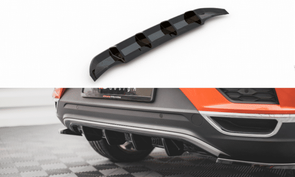 MAXTON DESIGN - Difúzor zadného náraznika  Volkswagen T-Roc Mk1 , 
Čierny lesk 
 
,
