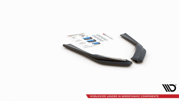 MAXTON DESIGN - Bočné difúzory zadného náraznika Infiniti Q60 S Mk2 , Čierny lesk – Obrázok 4