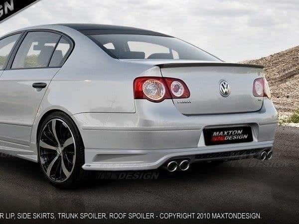 MAXTON DESIGN - Predlženie spoilera PASSAT 3C SALOON , Sklené vlákno bez P.U