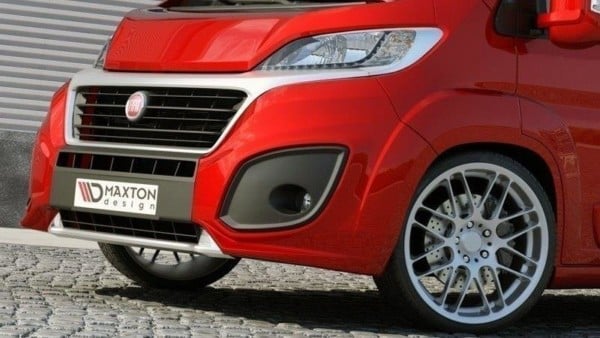 MAXTON DESIGN - Predný náraznik FIAT DUCATO III (FACELIFT) , Sklené vlákno bez P.U – Obrázok 2