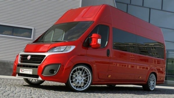 MAXTON DESIGN - Predný náraznik FIAT DUCATO III (FACELIFT) , Sklené vlákno bez P.U – Obrázok 3