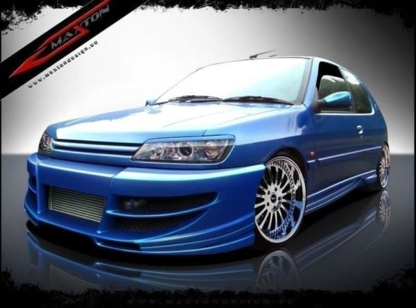 MAXTON DESIGN - Predný náraznik PEUGEOT 306 < INFERNO > PHASE 1 , Sklené vlákno bez P.U