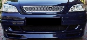 MAXTON DESIGN - Predný podnarazník OPEL ASTRA G , Sklené vlákno bez P.U
