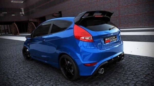 MAXTON DESIGN - Zadný náraznik (RS Look) Ford Fiesta Mk7 / Mk7 FL , Sklené vlákno bez P.U – Obrázok 3