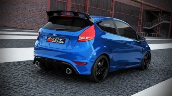 MAXTON DESIGN - Zadný náraznik (RS Look) Ford Fiesta Mk7 / Mk7 FL , Sklené vlákno bez P.U – Obrázok 4