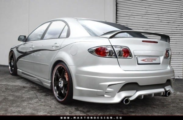 MAXTON DESIGN - Zadný náraznik MAZDA 6 < YAKUZA 2 > , Sklené vlákno bez P.U