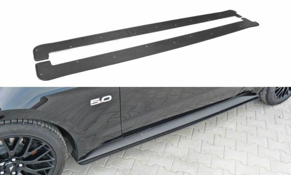 MAXTON DESIGN - Racing Lišty pod prahy Ford Mustang GT Mk6 , ABS