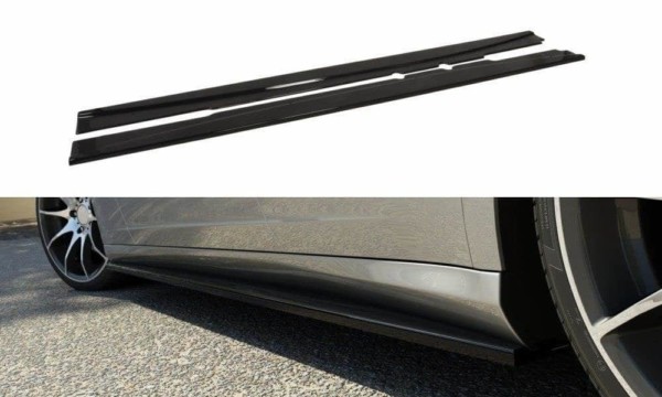 MAXTON DESIGN - Lišty pod prahy Mercedes C219 , 201
Čierny lesk