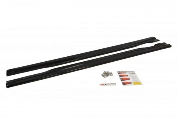 MAXTON DESIGN - Lišty pod prahy MERCEDES CLA 45 AMG C117/A45 AMG W176 (PREFACE) , Čierny lesk – Obrázok 5
