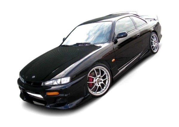MAXTON DESIGN - Lišty pod prahy NISSAN 200 SX S14A , Sklené vlaknov bez P.U