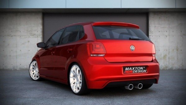 MAXTON DESIGN - Difúzor zadného náraznika  VW Polo mk5 , Sklené vlákno zaklad. náter – Obrázok 2