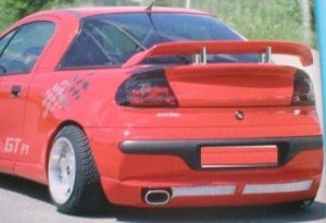 MAXTON DESIGN - Vložka zadného nárazníka OPEL TIGRA , Sklené vlákno v zaklad. nátere