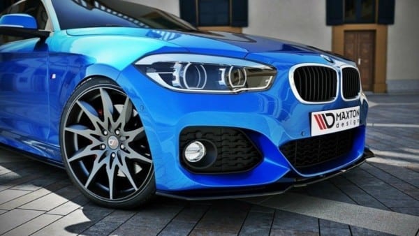 MAXTON DESIGN - Spoiler pod Predný náraznik V.1 vhodné pre BMW 1 F20/F21 M-Power FACELIFT , Textured – Obrázok 2