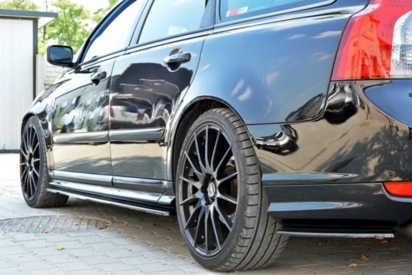 MAXTON DESIGN - Lišty pod prahy VOLVO V50F R-DESIGN , 
Čierny lesk – Obrázok 3