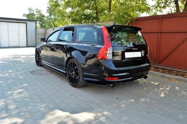 MAXTON DESIGN - Lišty pod prahy VOLVO V50F R-DESIGN , 
Čierny lesk – Obrázok 4