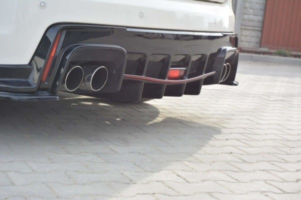MAXTON DESIGN - Difúzor zadného náraznika  HONDA CIVIC IX TYPE R , Čierny lesk – Obrázok 7