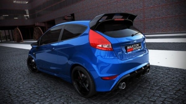 MAXTON DESIGN - Predlženie spoilera   FORD FIESTA MK7 FACELIFT MODEL (FOCUS RS LOOK) , Sklené vlákno zaklad. náter – Obrázok 2